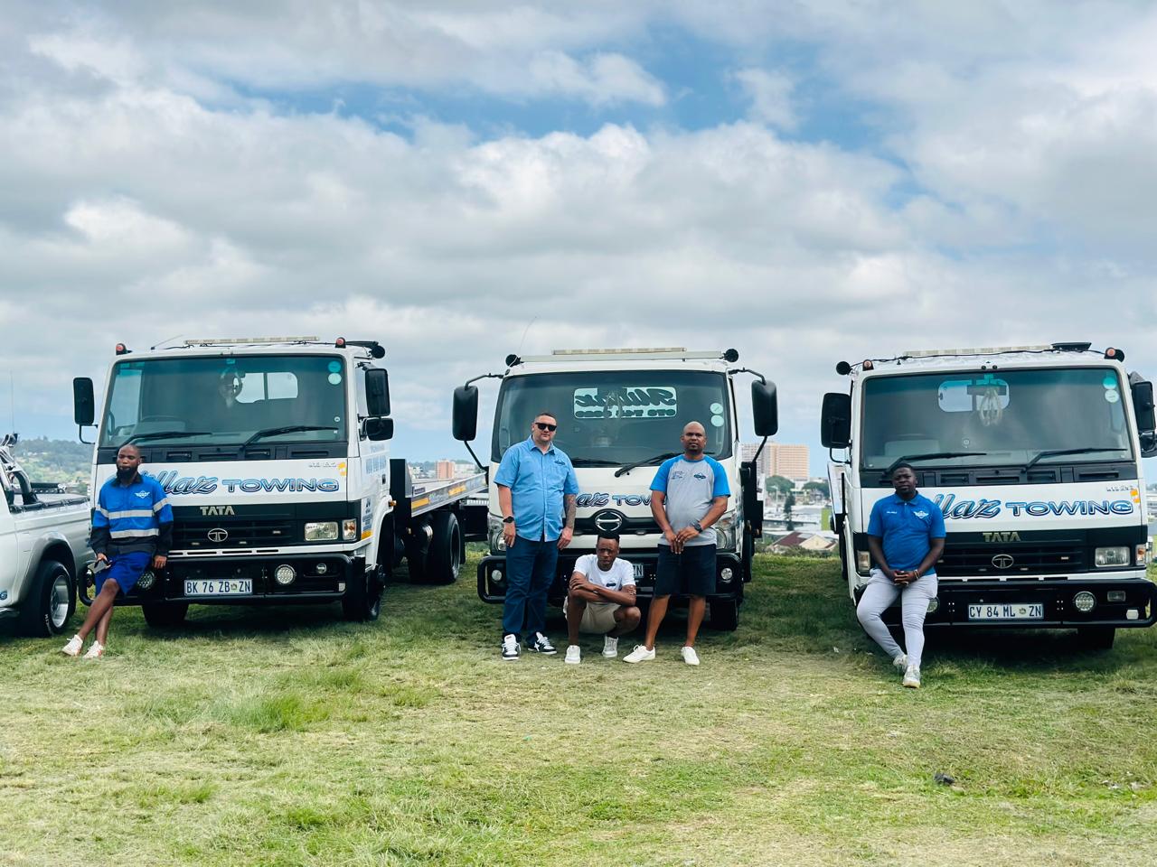 Team and tow truck setup